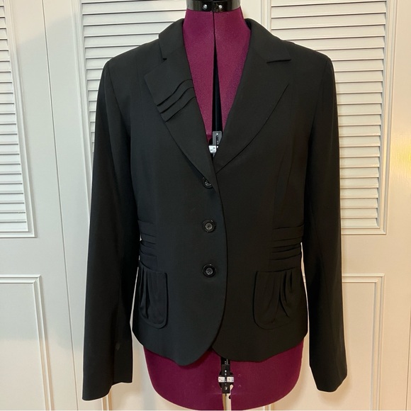 Irene Van Ryb Black Blazer Excellent Condition size 42 Medium - Picture 8 of 15
